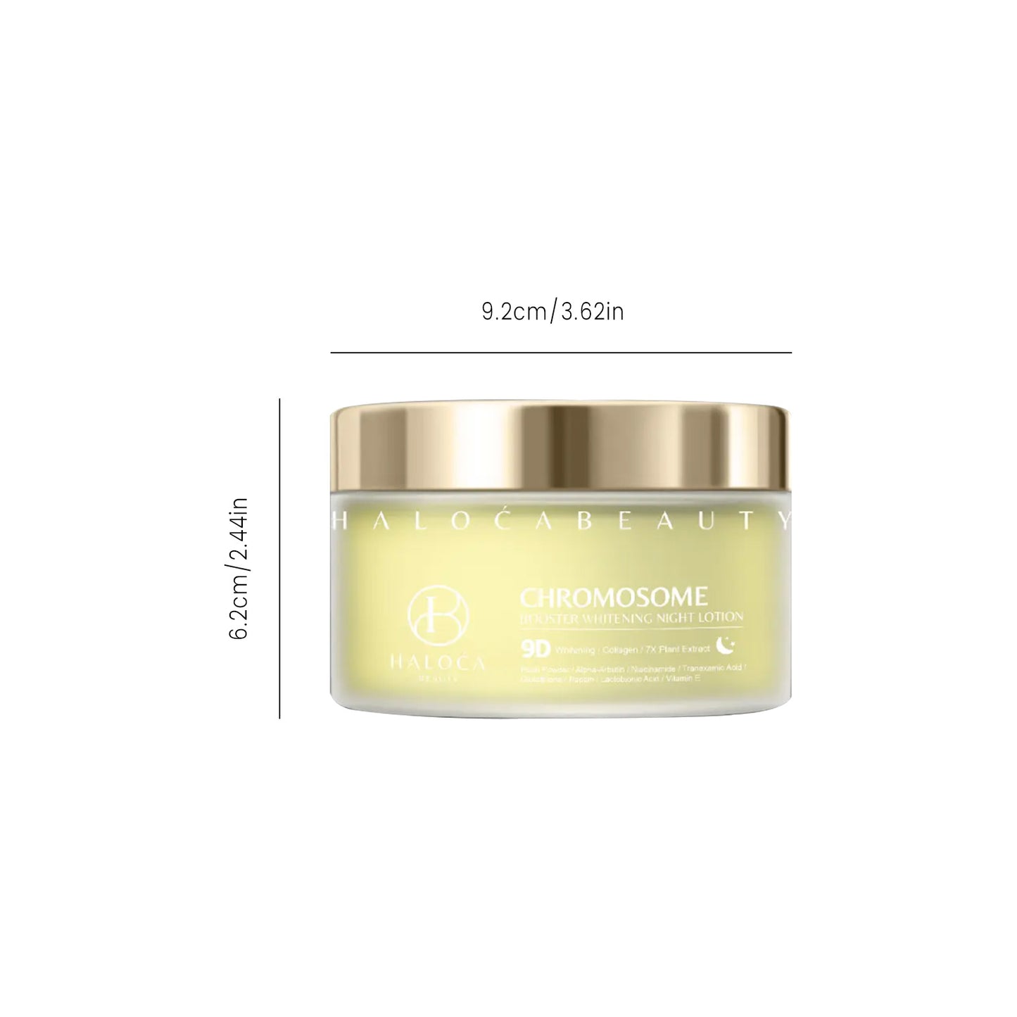 HALOCA BEAUTY Night Whitening Body Lotion 250g