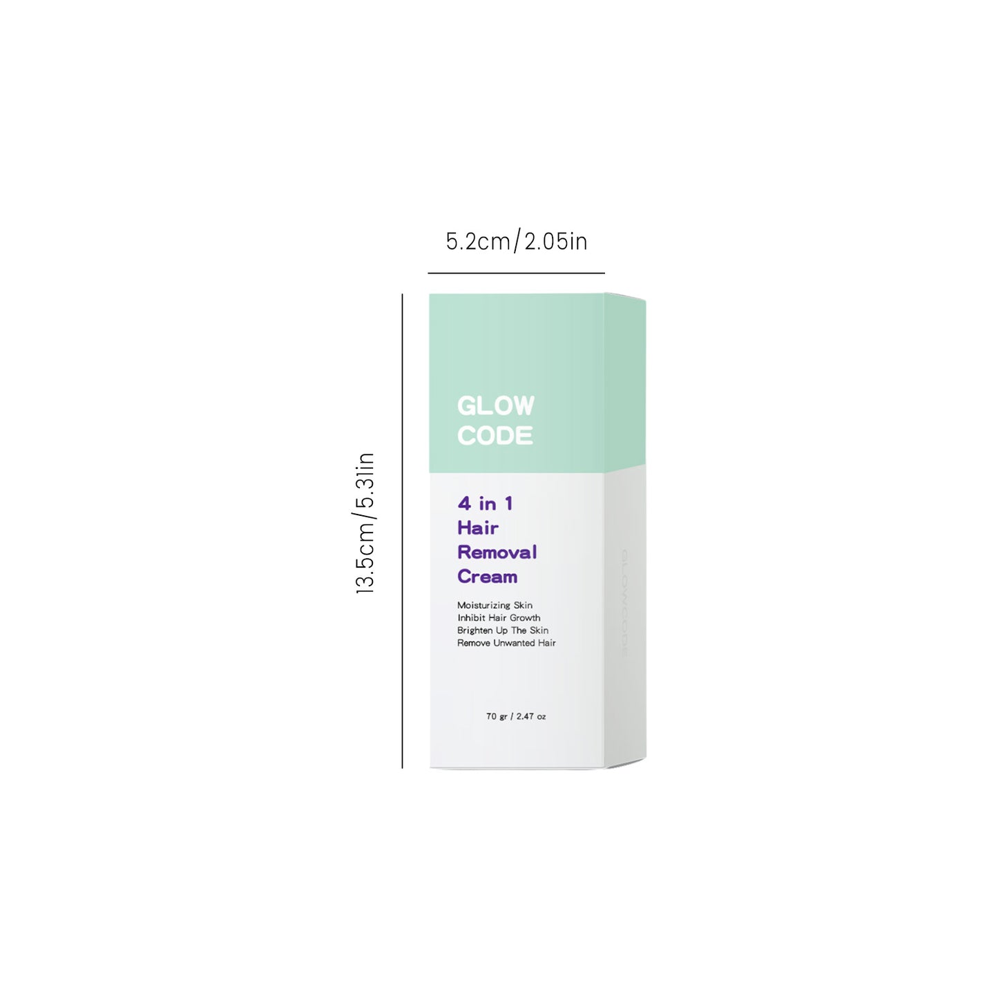 BIOSPHERE GLOW CODE 4-in-1 Hair Removal Cream 70g (Vietnam-New Version)