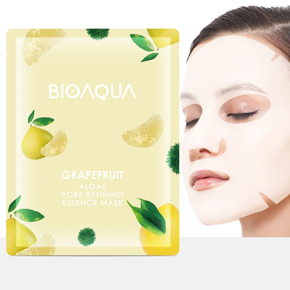 BIOAQUA Grapefruit Seaweed Pore-Tightening Essence Mask 25g