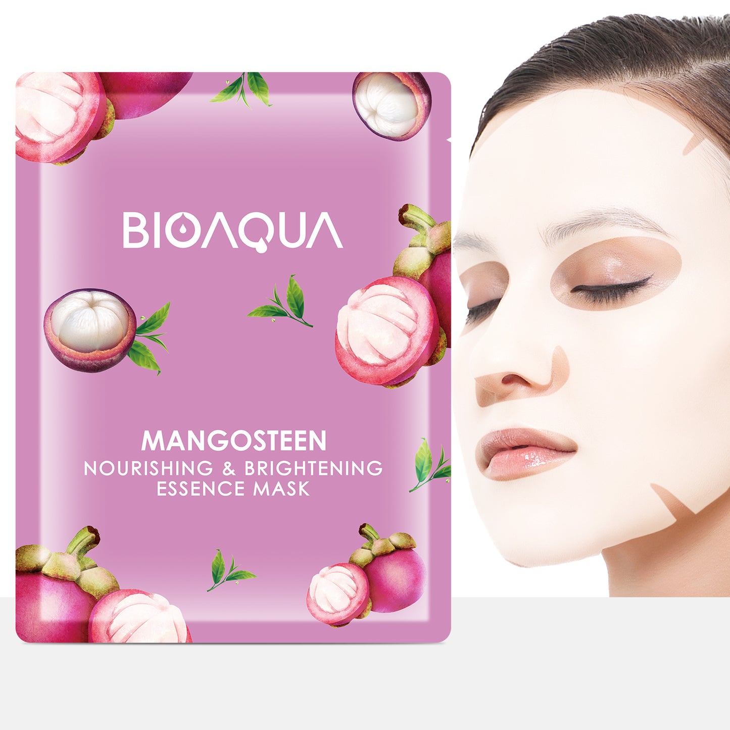 BIOAQUA Mangosteen Nourishing & Brightening Essence Mask 25g