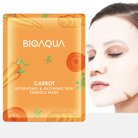 BIOAQUA Carrot Aqua Glow Elastic Skin Essence Mask