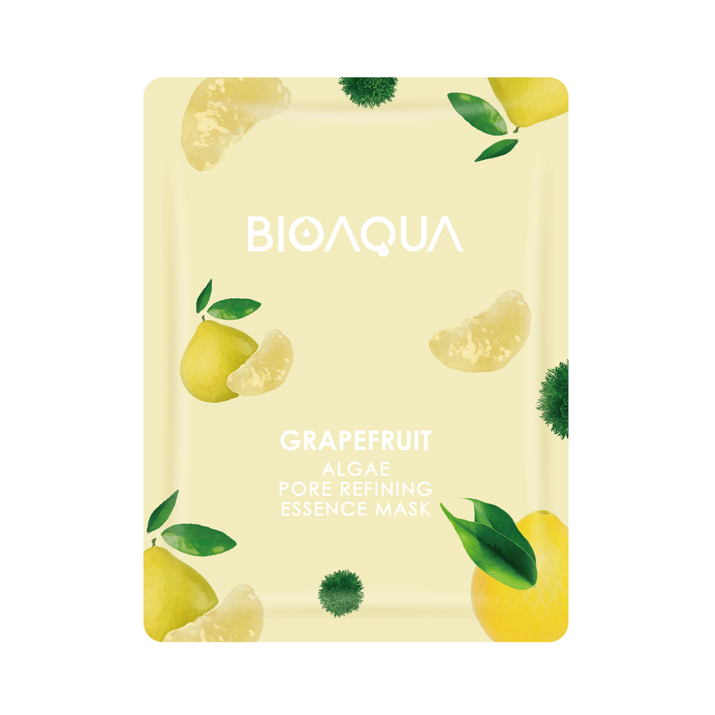 BIOAQUA Grapefruit Seaweed Pore-Tightening Essence Mask 25g