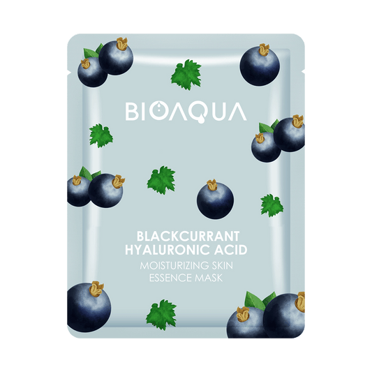 BIOAQUA Black currant Hyaluronic Acid Moisturizing & Beauty Essence Mask 25g