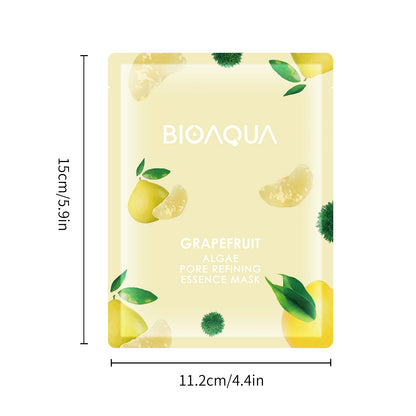 BIOAQUA Grapefruit Seaweed Pore-Tightening Essence Mask 25g