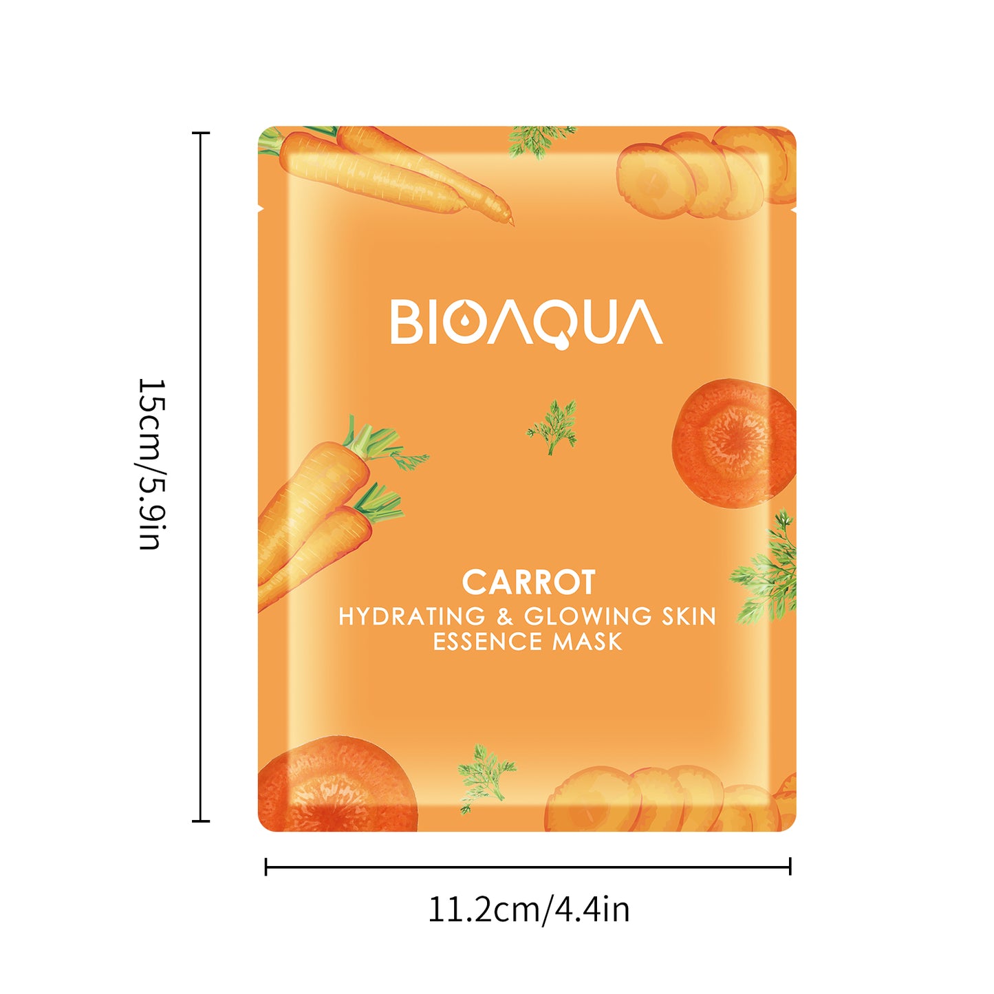 BIOAQUA Carrot Aqua Glow Elastic Skin Essence Mask