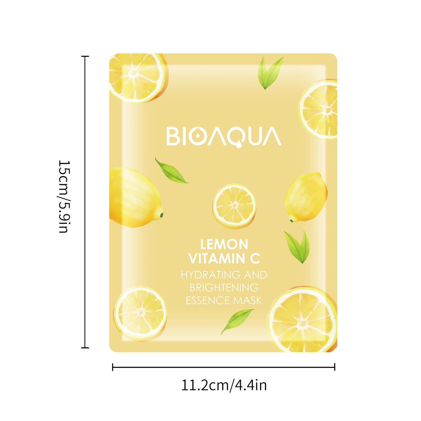 BIOAQUA Lemon Vitamin CHydrating & Brightening Essence Mask 25g