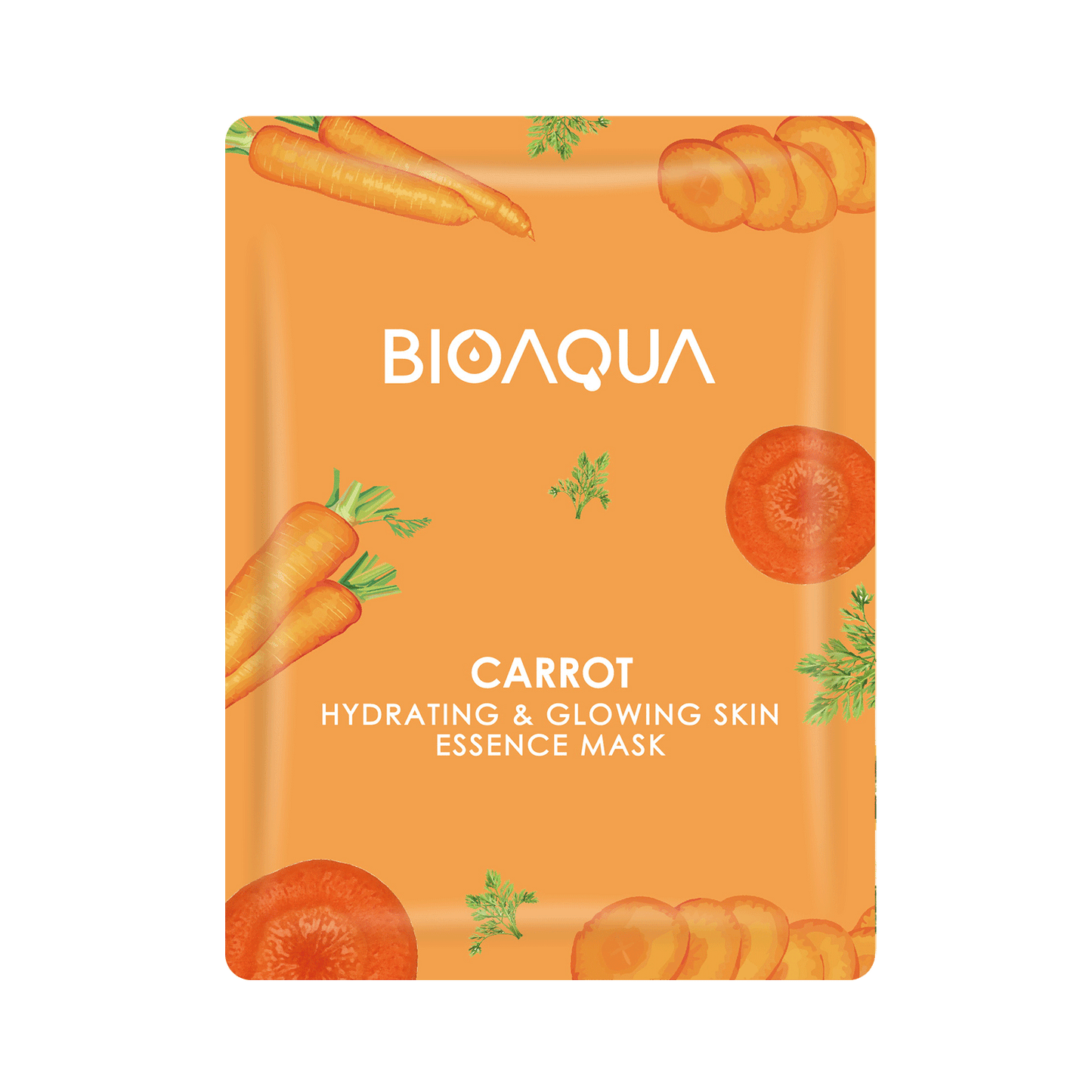 BIOAQUA Carrot Aqua Glow Elastic Skin Essence Mask